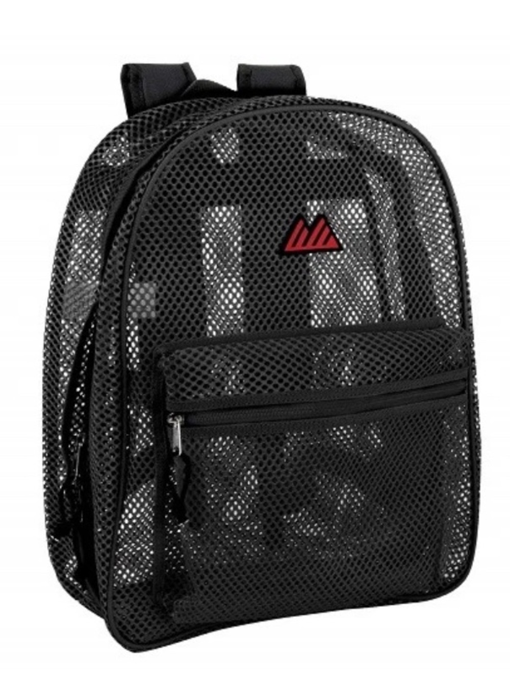 Summit Ridge Black Mesh Backpack Sporty Everyday Bag